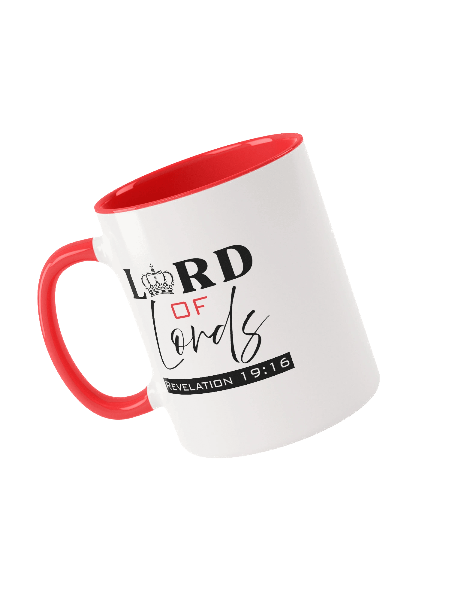 Lord of Lords Christian 11/15 oz Mug with double tone | Jesus Christ Faith Gift | Inspirational Coffee Cup for Believers product image (5)