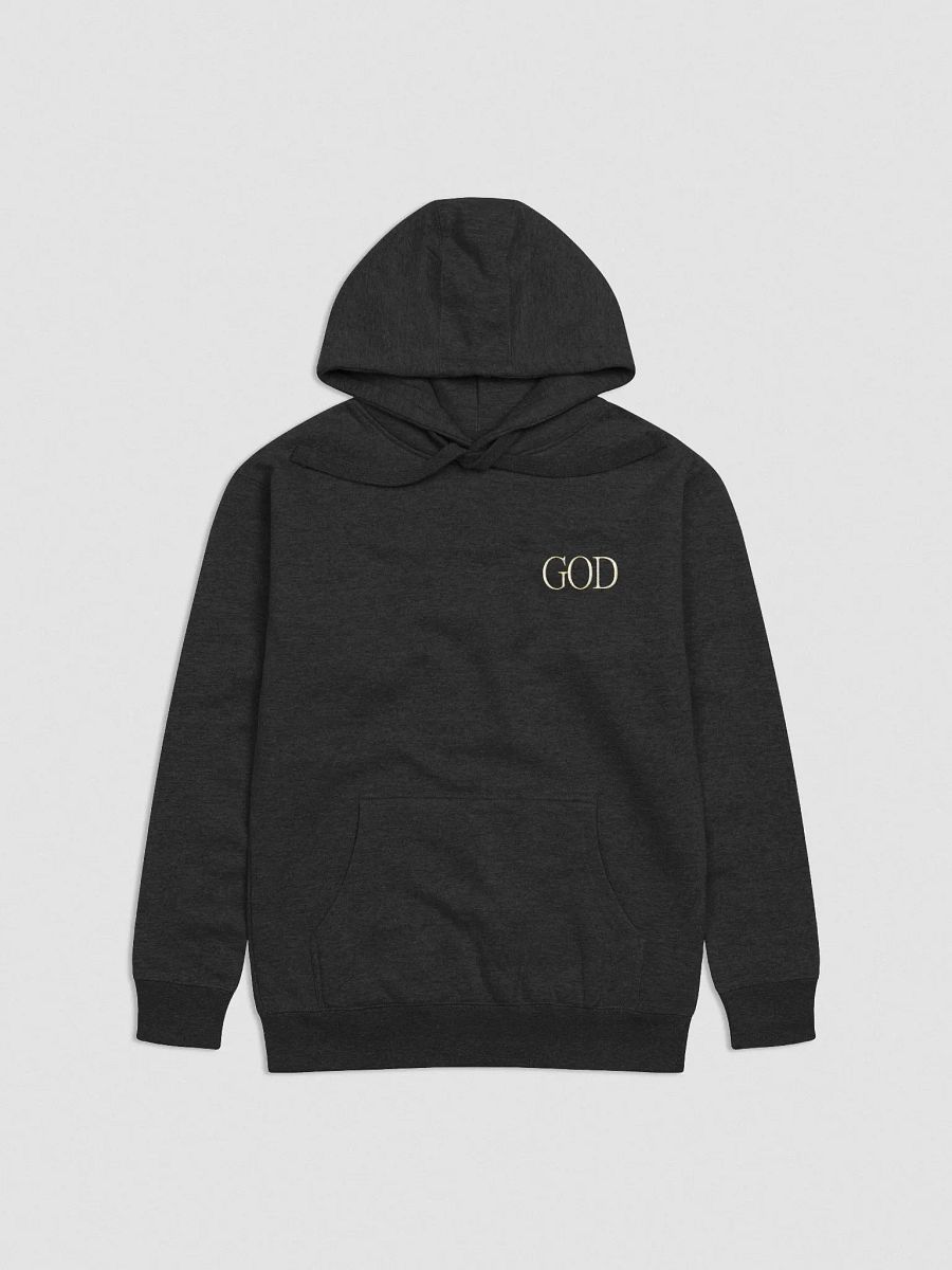 Good Vs Evil - God's In My Heart - Cotton Heritage Unisex Premium Hoodie (EMBROIDED) product image (2)