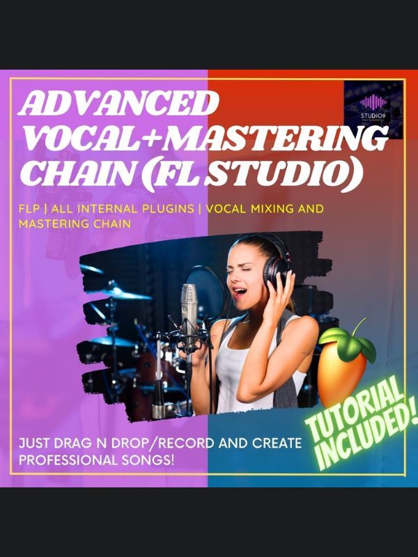FL Studio Advanced Vocal Mixing+Mastering Template product image (1)