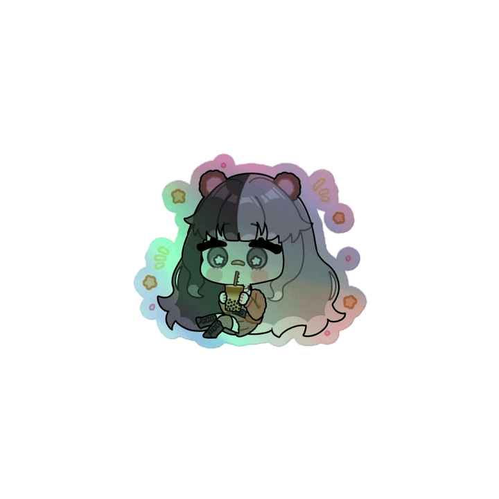 Boba Holographic Sticker product image (1)