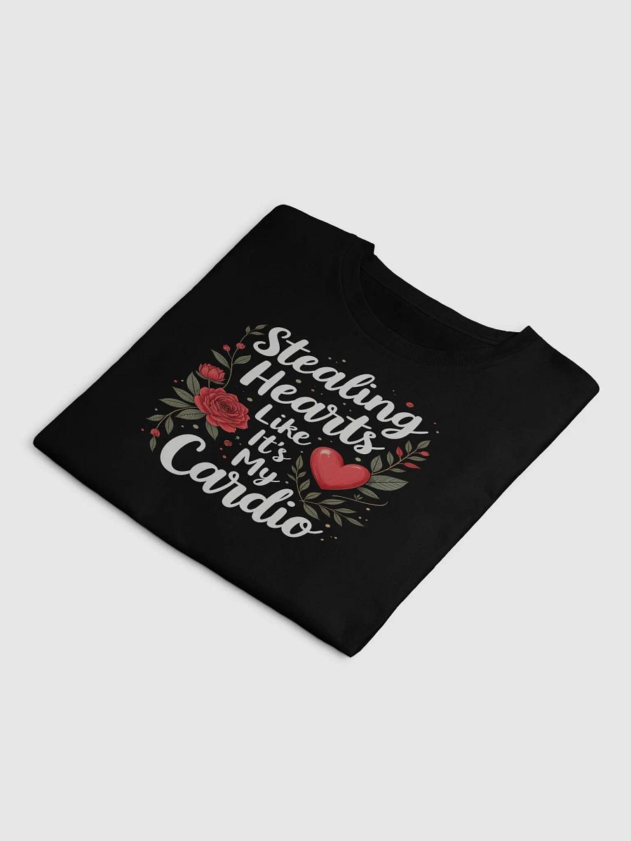 Stealing Hearts Like It's My Cardio' Valentine's Day Crop Top product image (8)