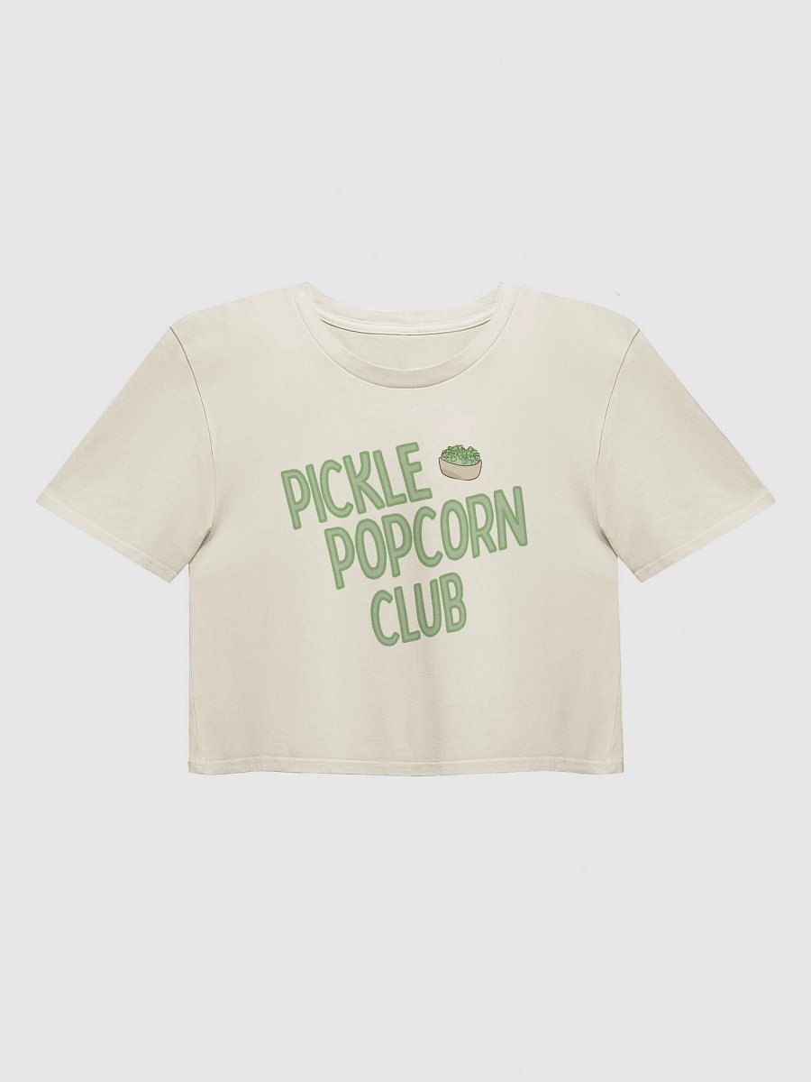 Pickle Popcorn Club Crop Top product image (1)