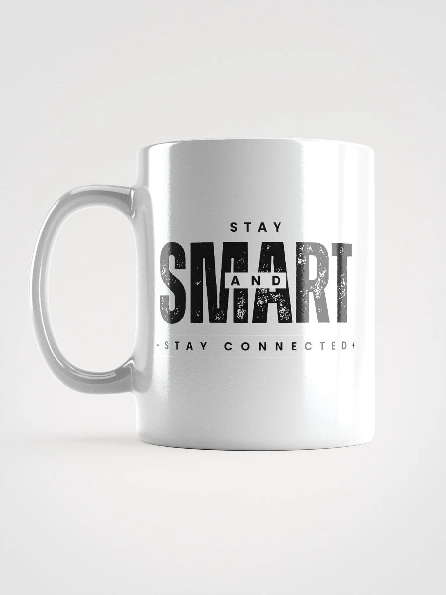 Stay Smart Coffee Mug (Dark Text with Logo) product image (6)