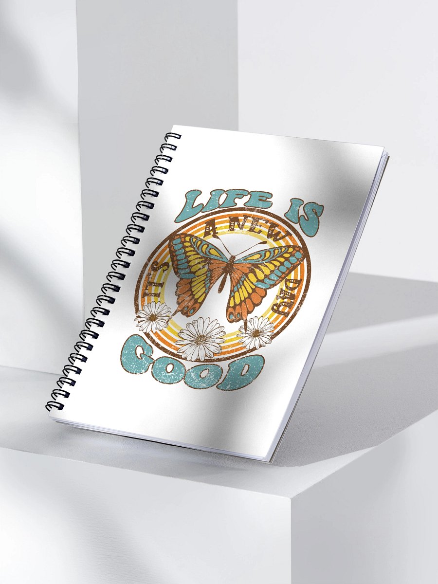 Life Is Good Retro Spiral Notebook product image (3)