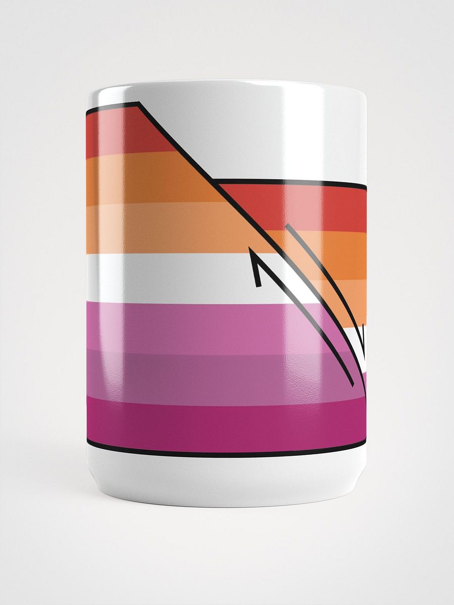 Faulted Pride Flags- Lesbian Mug product image (5)