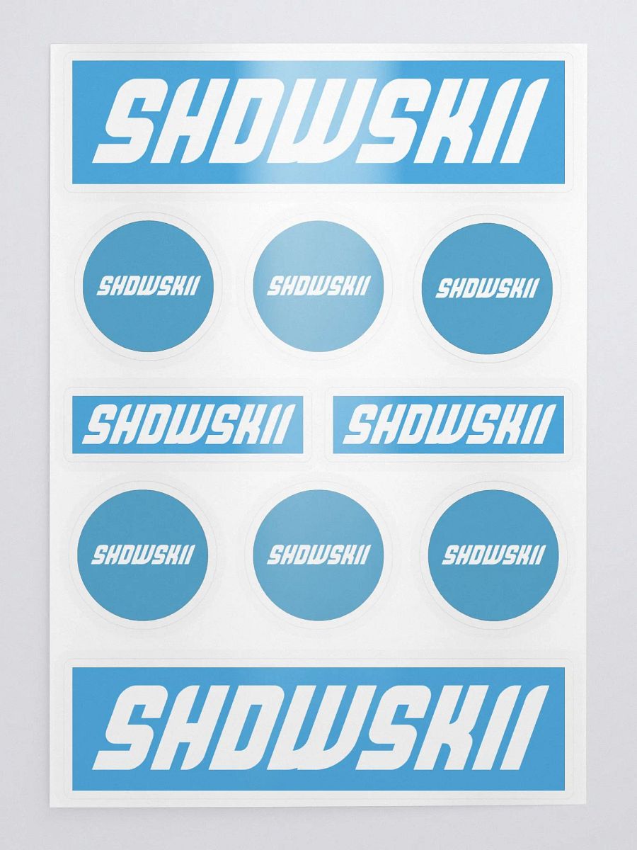 KISS CUT STICKERS / BLUE product image (1)