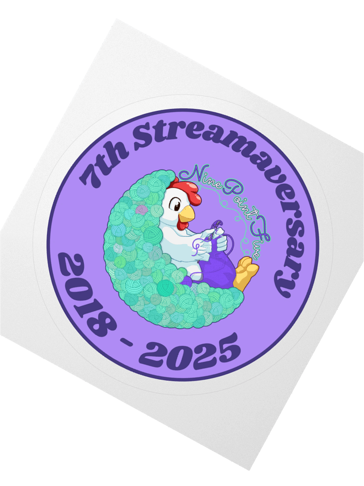 7th Streamaversary Sticker product image (5)