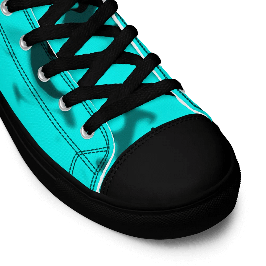 in the blue High Top Canvas shoes (womens) product image (9)