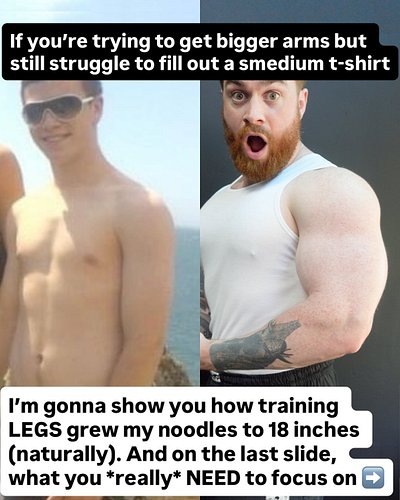 Save this torso/limb program ↗️

I’ve tagged arms at the start of my leg days for close to a decade now since I first learned...