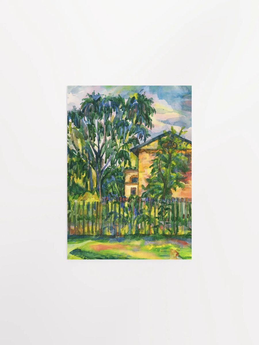 Vibrant Summer Retreat Poster. - Private House with Ffence product image (1)