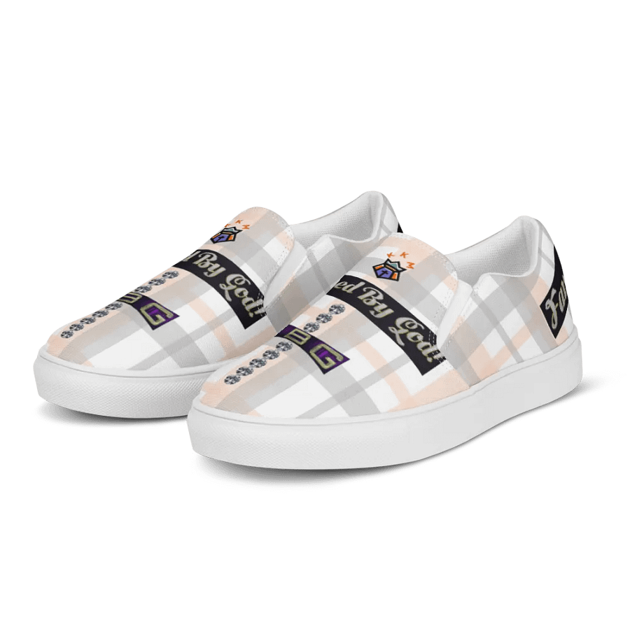 BBG Pink Plaid Women's Slip On product image (3)