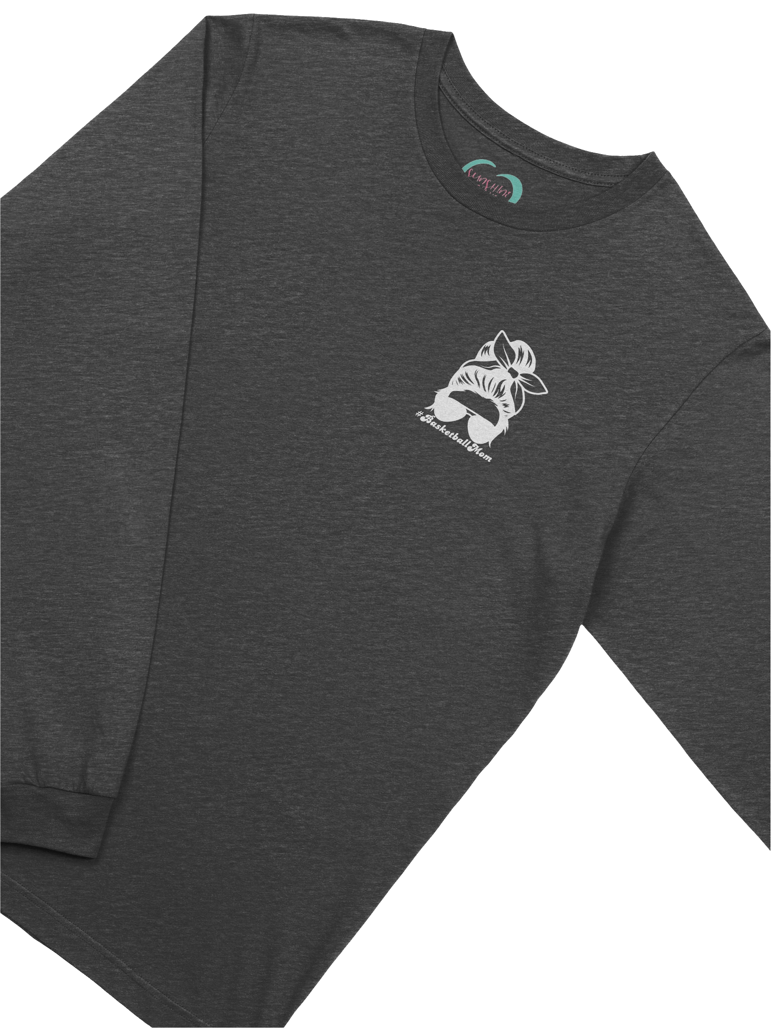 Basketball Mom Long Sleeve Tee -small logo product image (2)