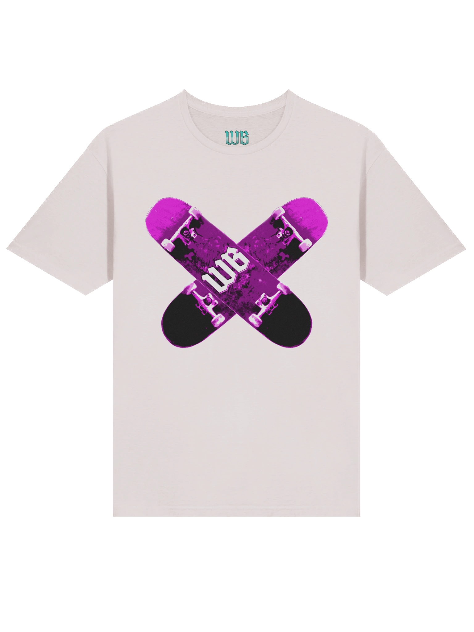 Pink Poster Skateboard T-Shirt product image (3)