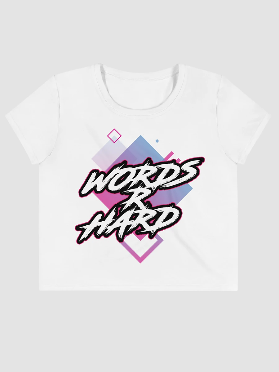 Words R Hard: All-Over Crop Print product image (1)