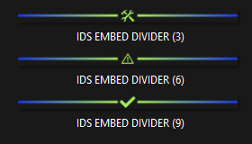 Blue Green Embed Divider Bars Pack product image (2)