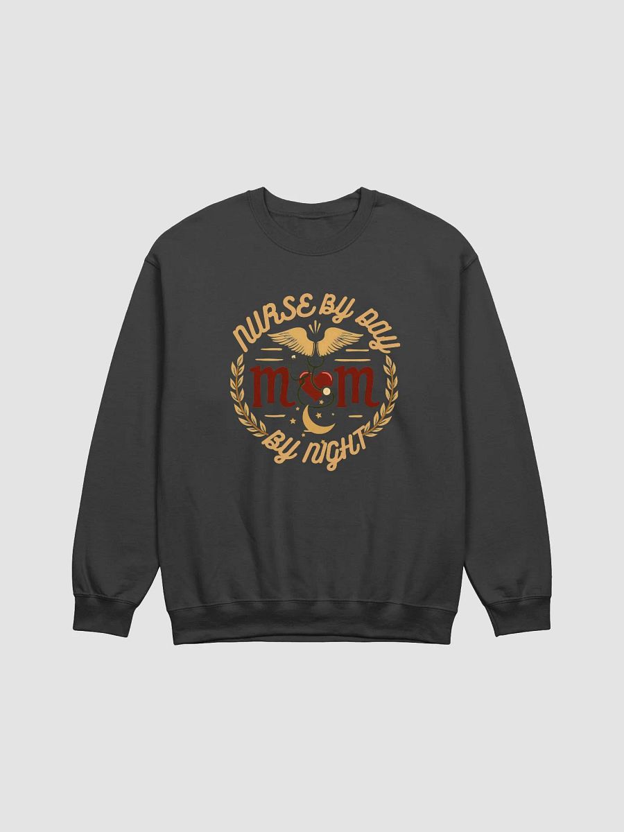 Nurse by Day, Mom by Night Crewneck Sweatshirt product image (5)