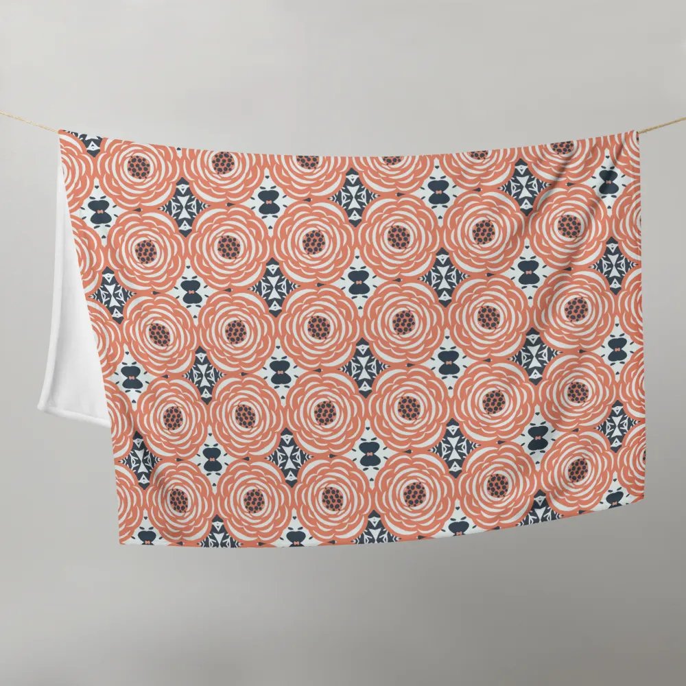 Delicate Rose Abstract Blanket product image (1)