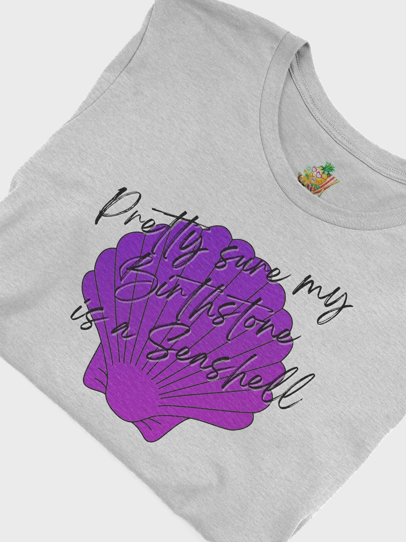 February Birthstone Seashell T-shirt product image (34)