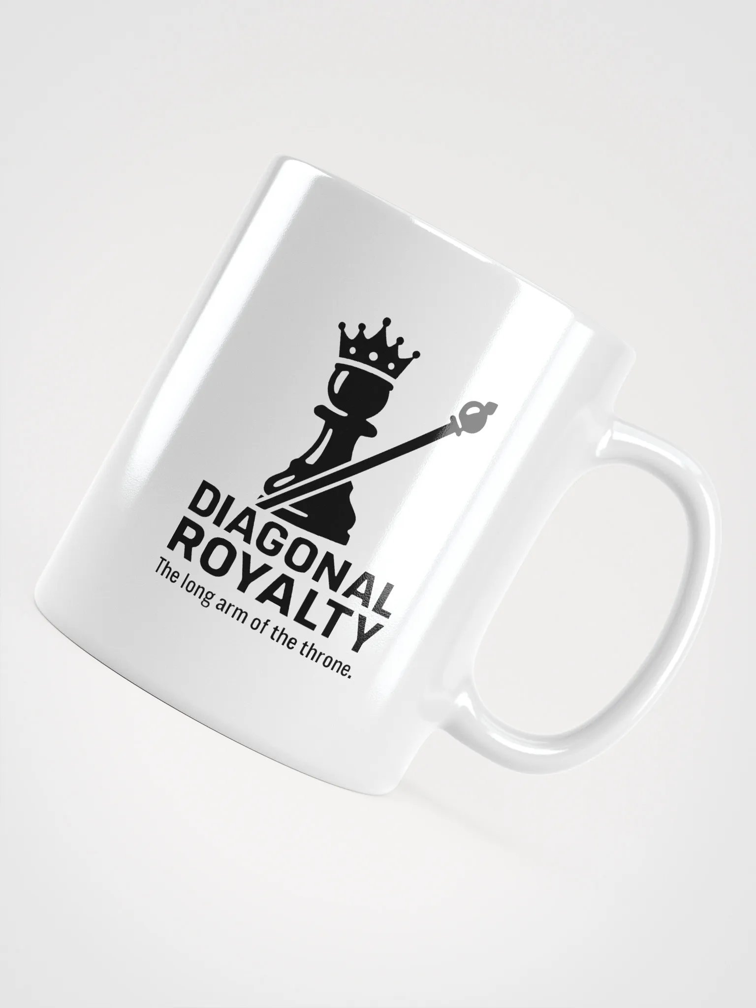 Diagonal Royalty - White Glossy Mug product image (11)