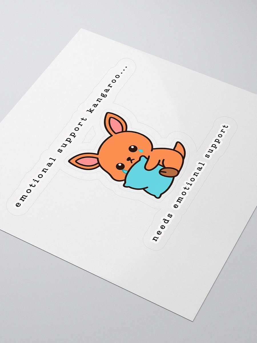 Emotional Support Kangaroo Sticker Set product image (3)