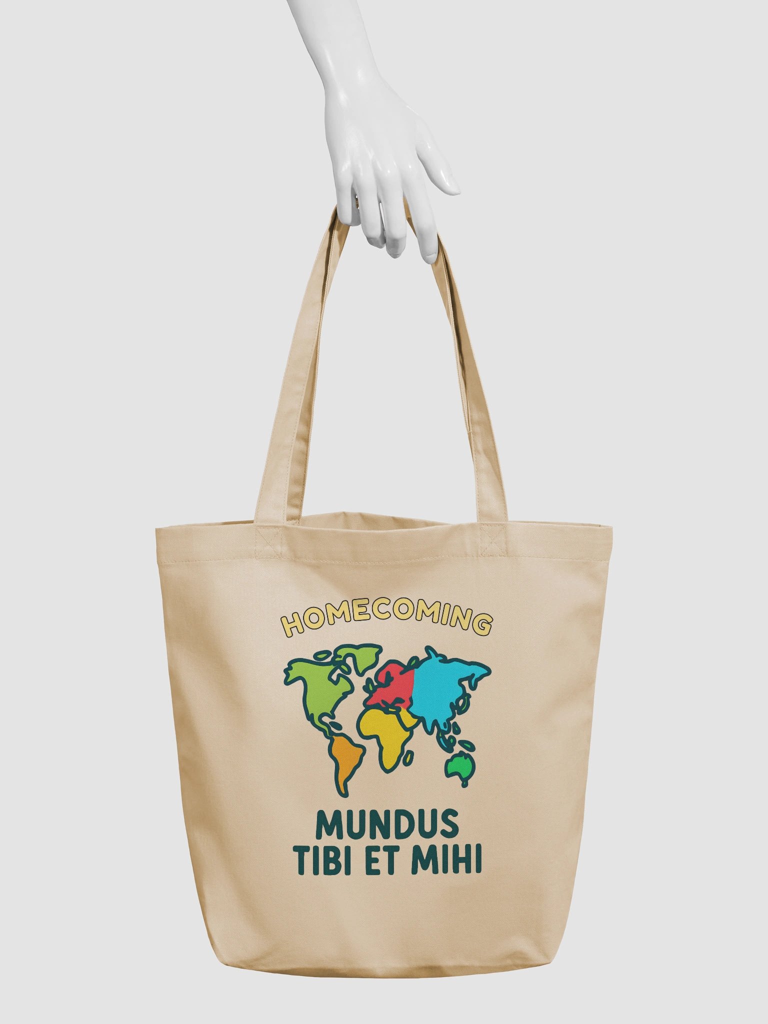 HOMECOMING - MUNDUS TIBI ET MIHI World Map Tote Bag product image (3)