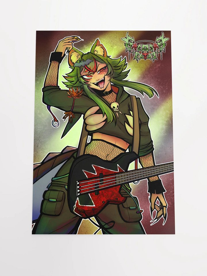 crococat poster! (metal logo) product image (2)