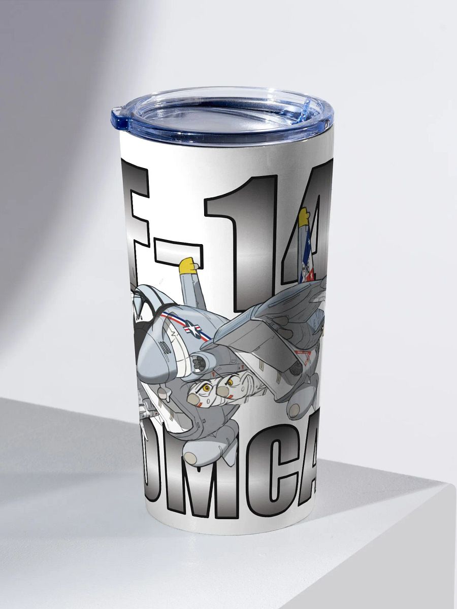 F-14 Tomcat Illustrated 20oz Stainless Steel Tumbler product image (2)
