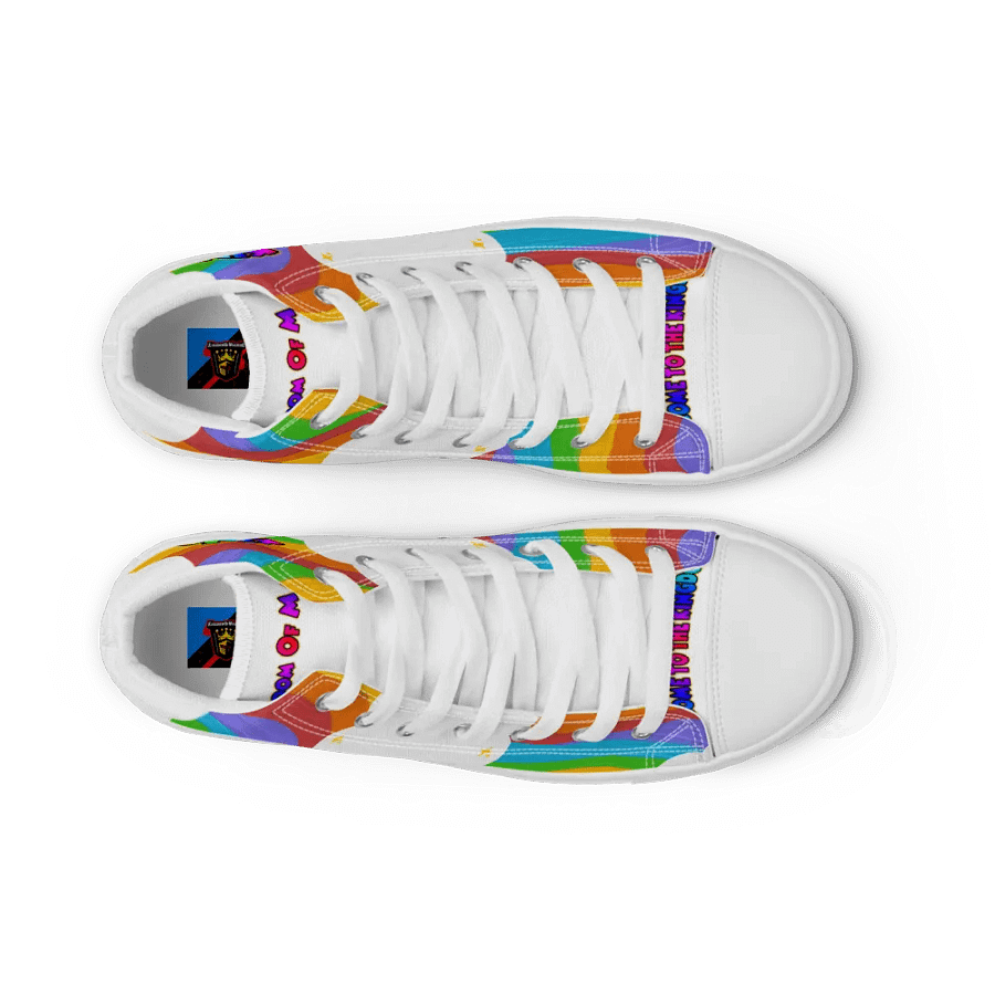 Rainbow mens hightop product image (5)
