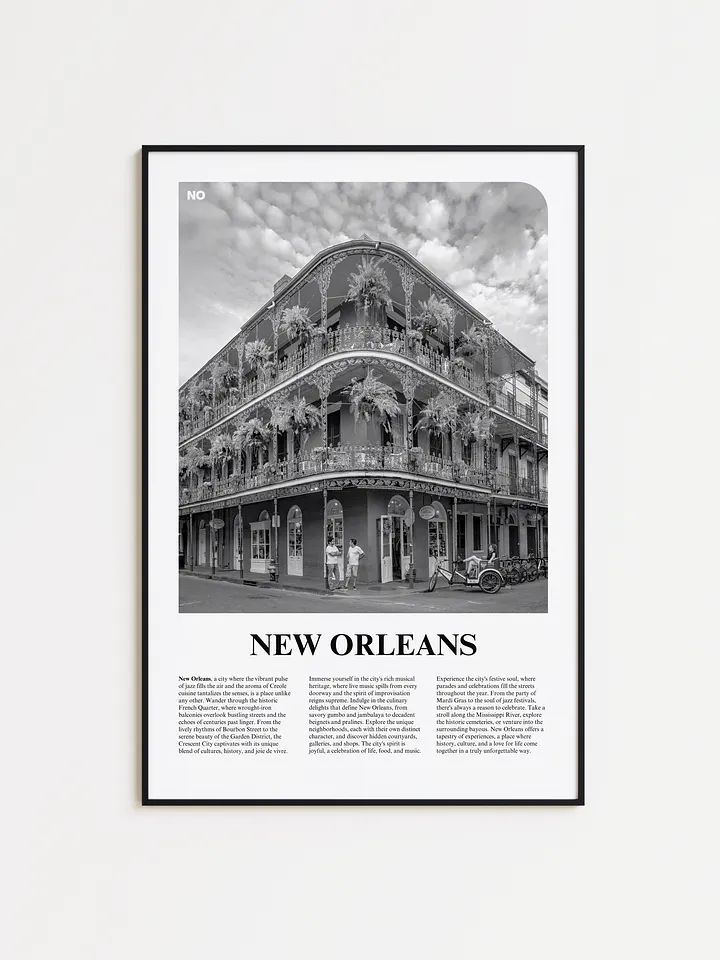 New Orleans 01 Newspaper Poster product image (1)