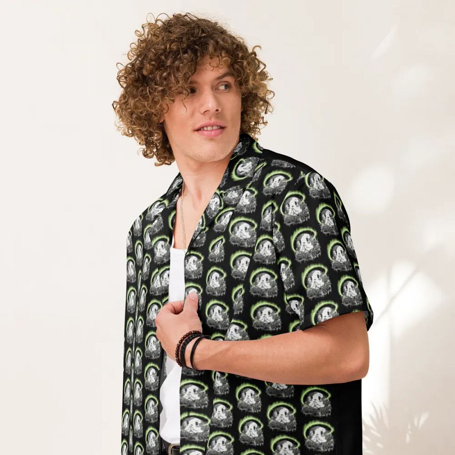 Save Me Black Hawaiian Shirt – Tropical Vibes, Global Impact product image (8)