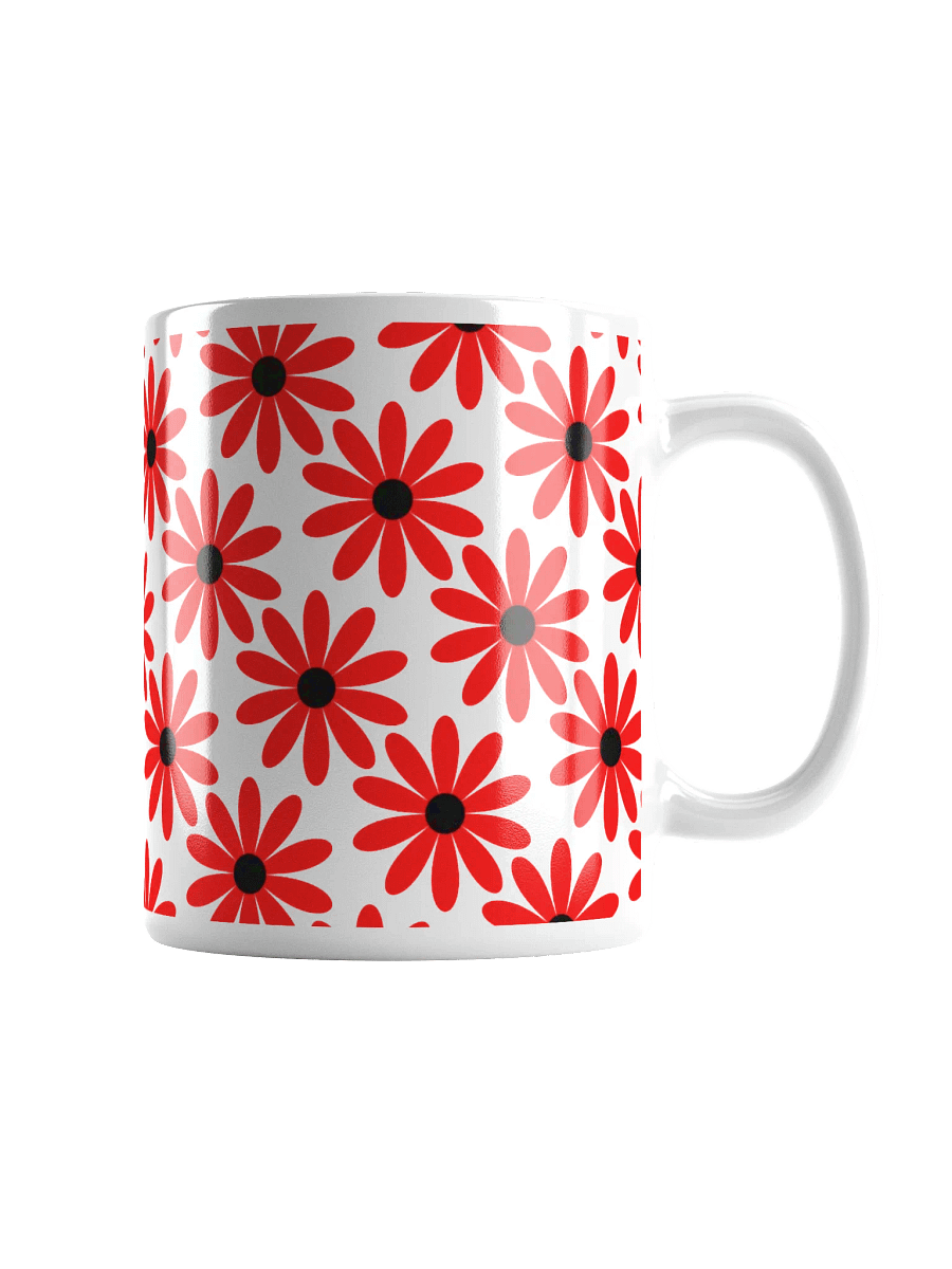 Starry Red Dream White Glossy Mug product image (2)