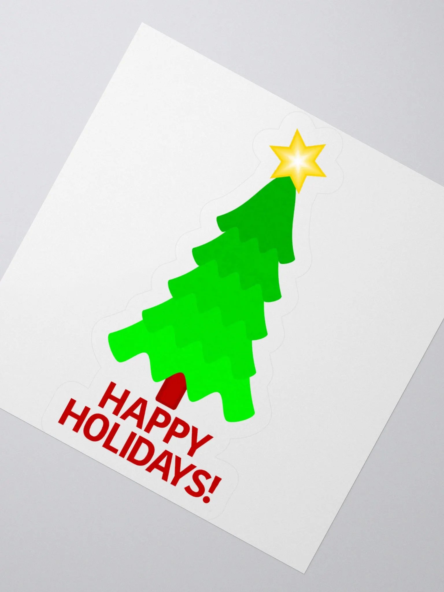 Christmas Tree With Bright Star Stickers product image (3)