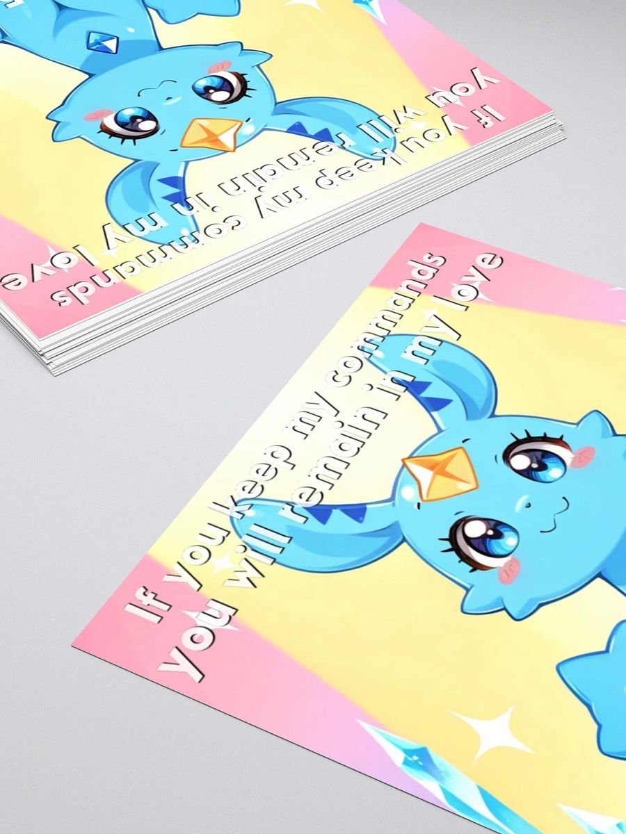 Bible Cuties Valeria - If you keep my commands you will remain in my love - John 15:10 product image (7)