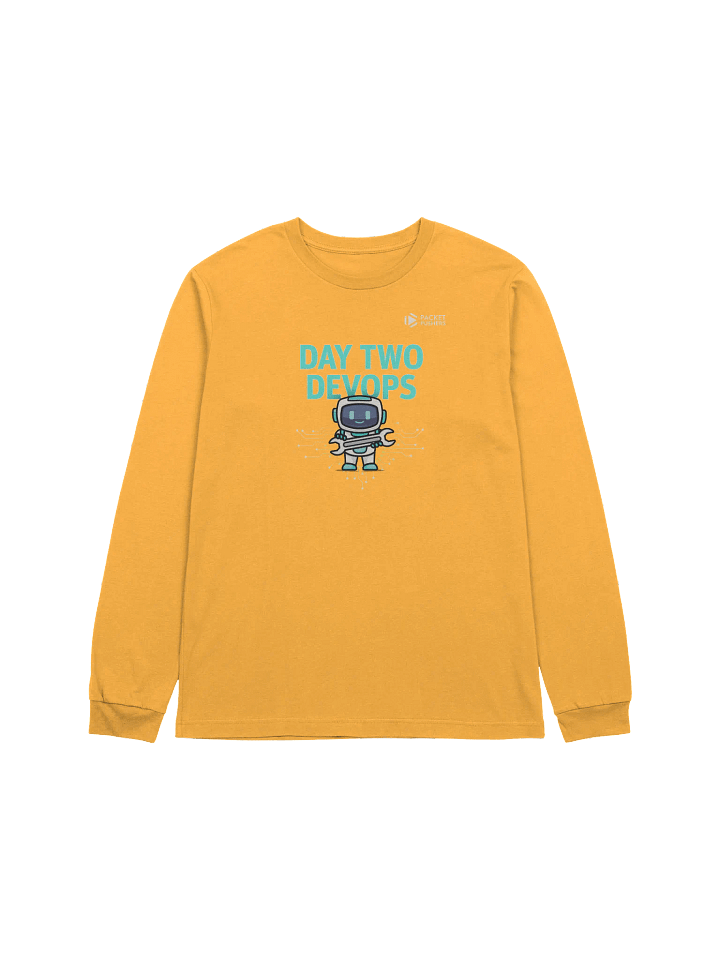 Day Two DevOps Robot Long Sleeve Tee product image (1)