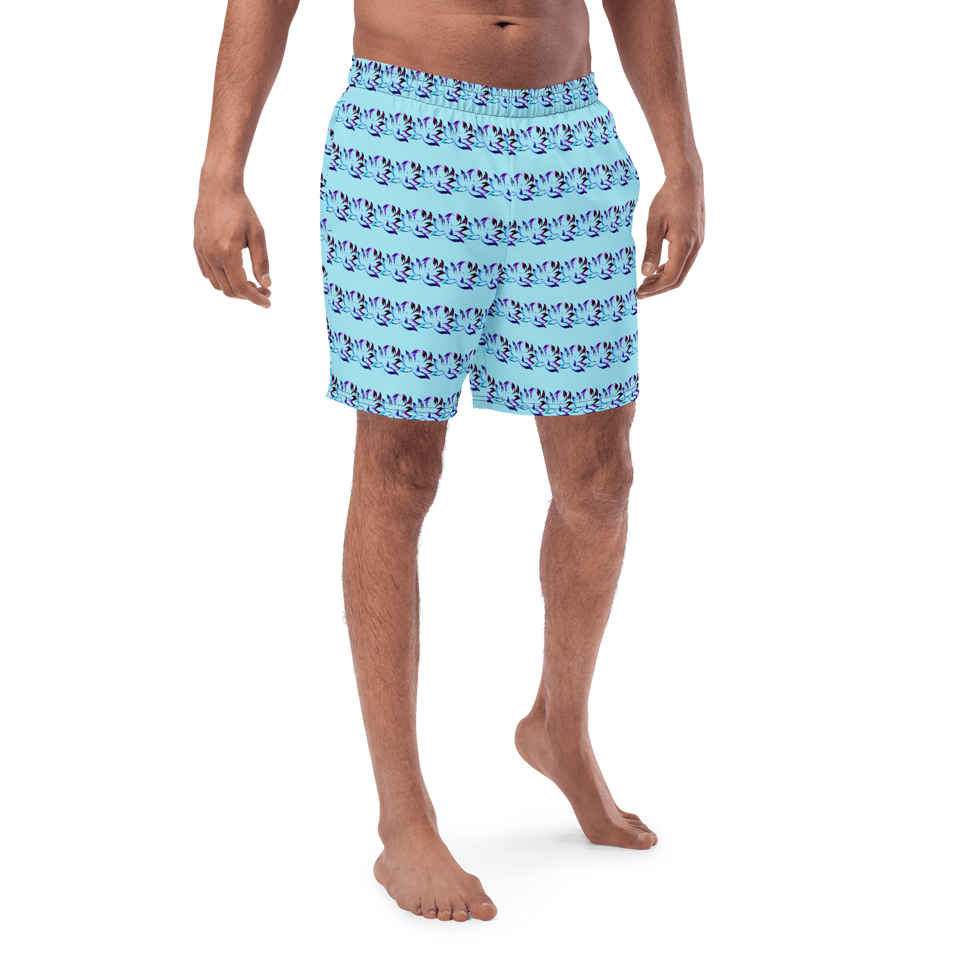 Kitsune All-Over Print Swim Trunks product image (1)