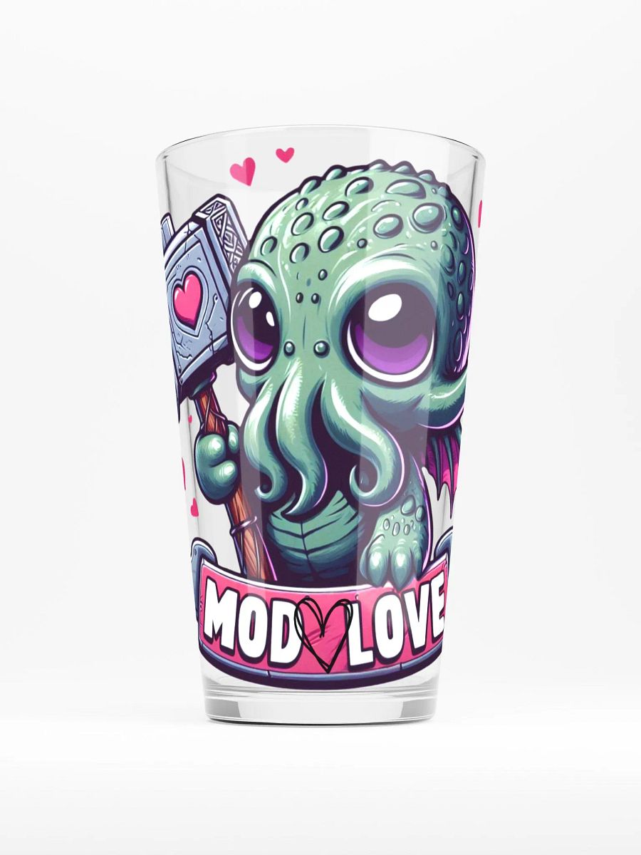 Mod Love Pint Glass! product image (1)