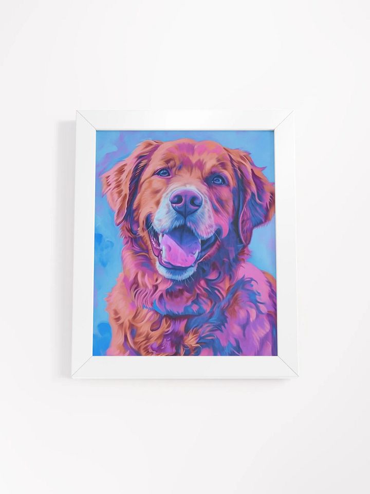Joyful Retriever Framed Poster product image (1)