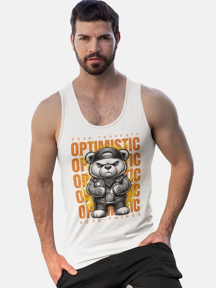 Optimistic | Jersey Tank by Bella+Canvas product image (1)