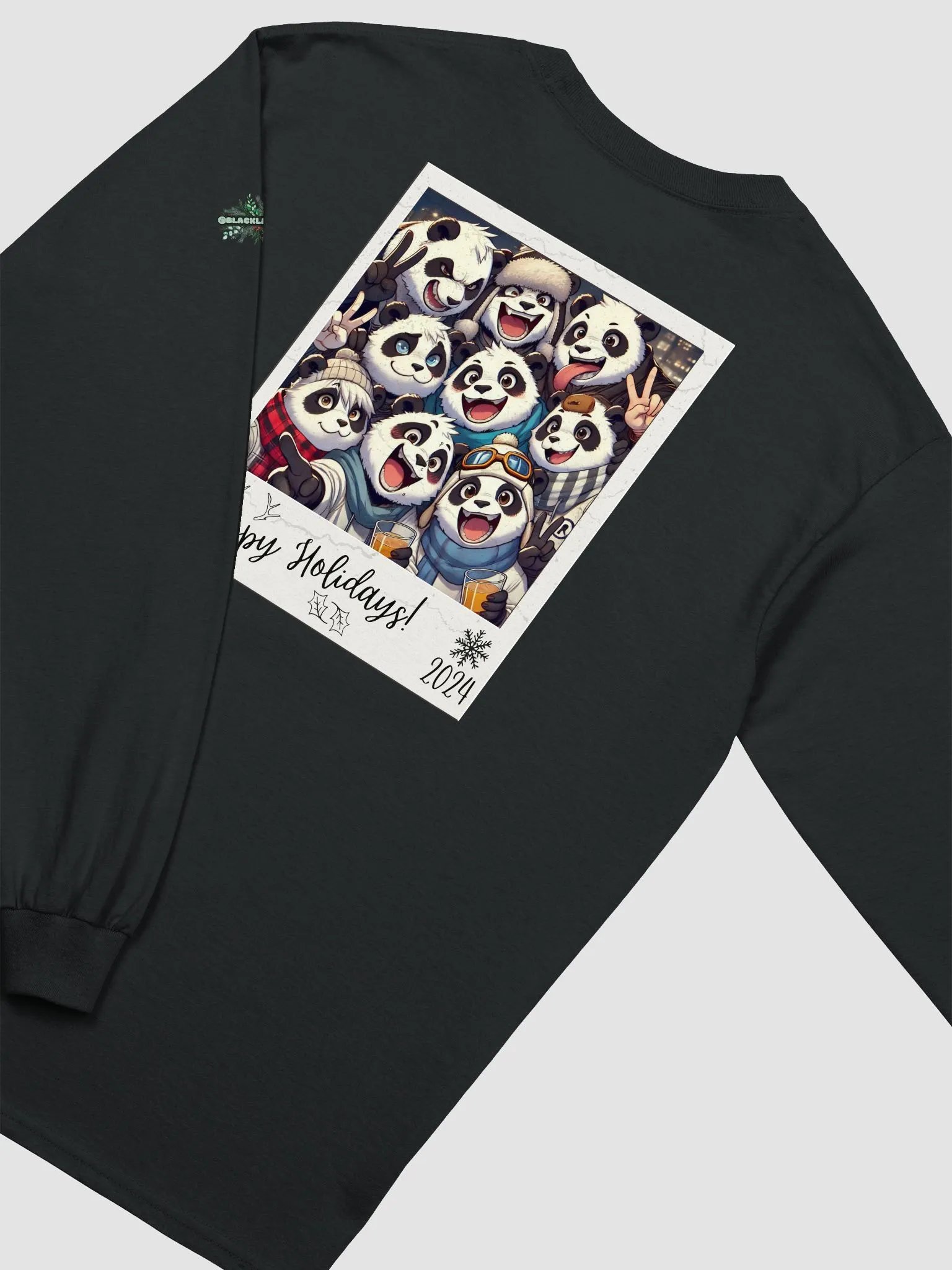 LIMITED EDITION Unisex Long Sleeve Top - Panda [Holidays 2024] product image (4)