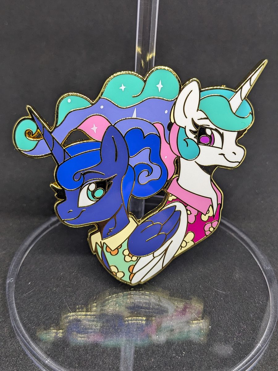 Royal Vacation Sisters | Jumbo 3" Pin | PREORDER product image (1)