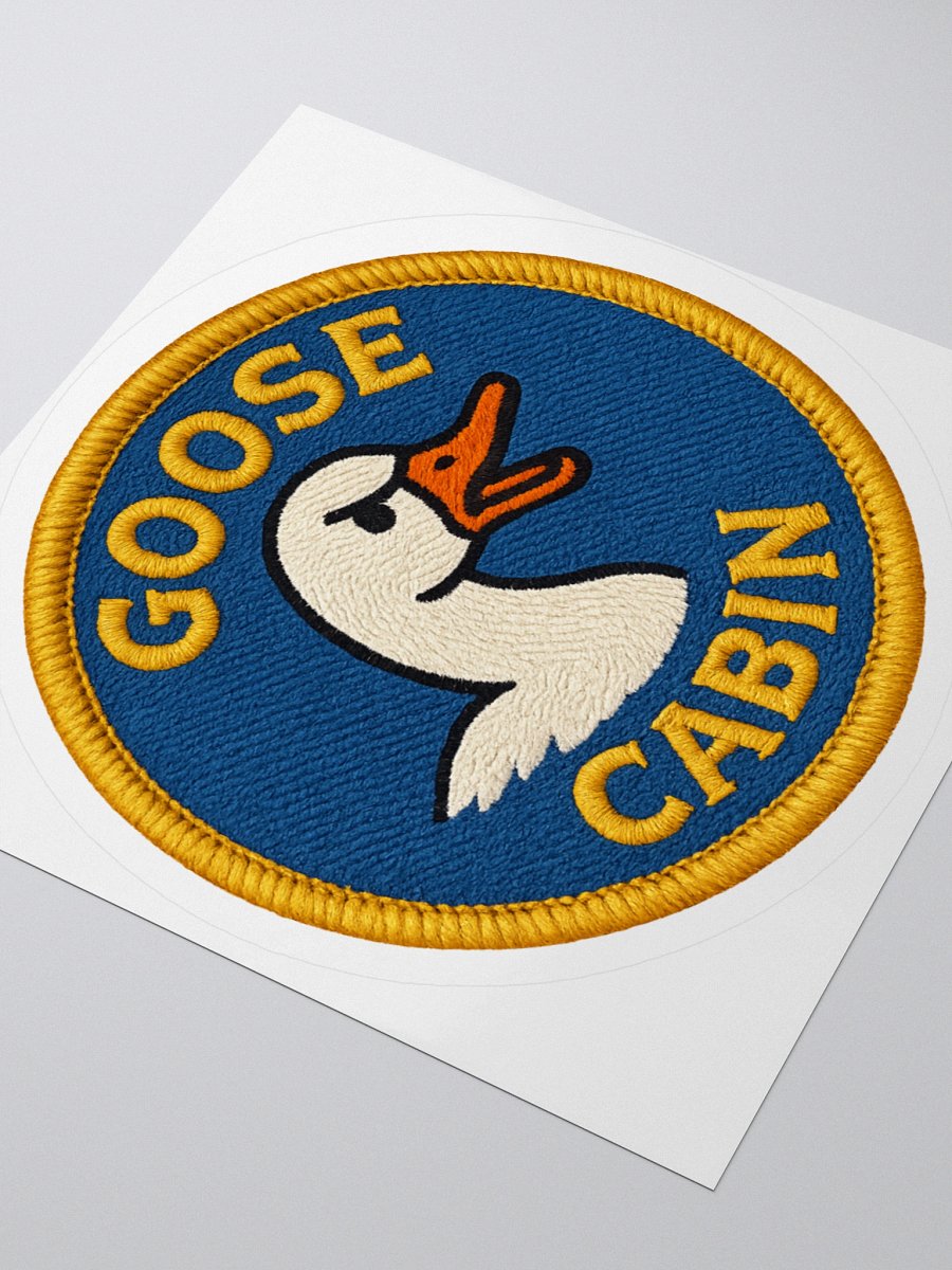 GOOSE CABIN BADGE STICKER product image (5)