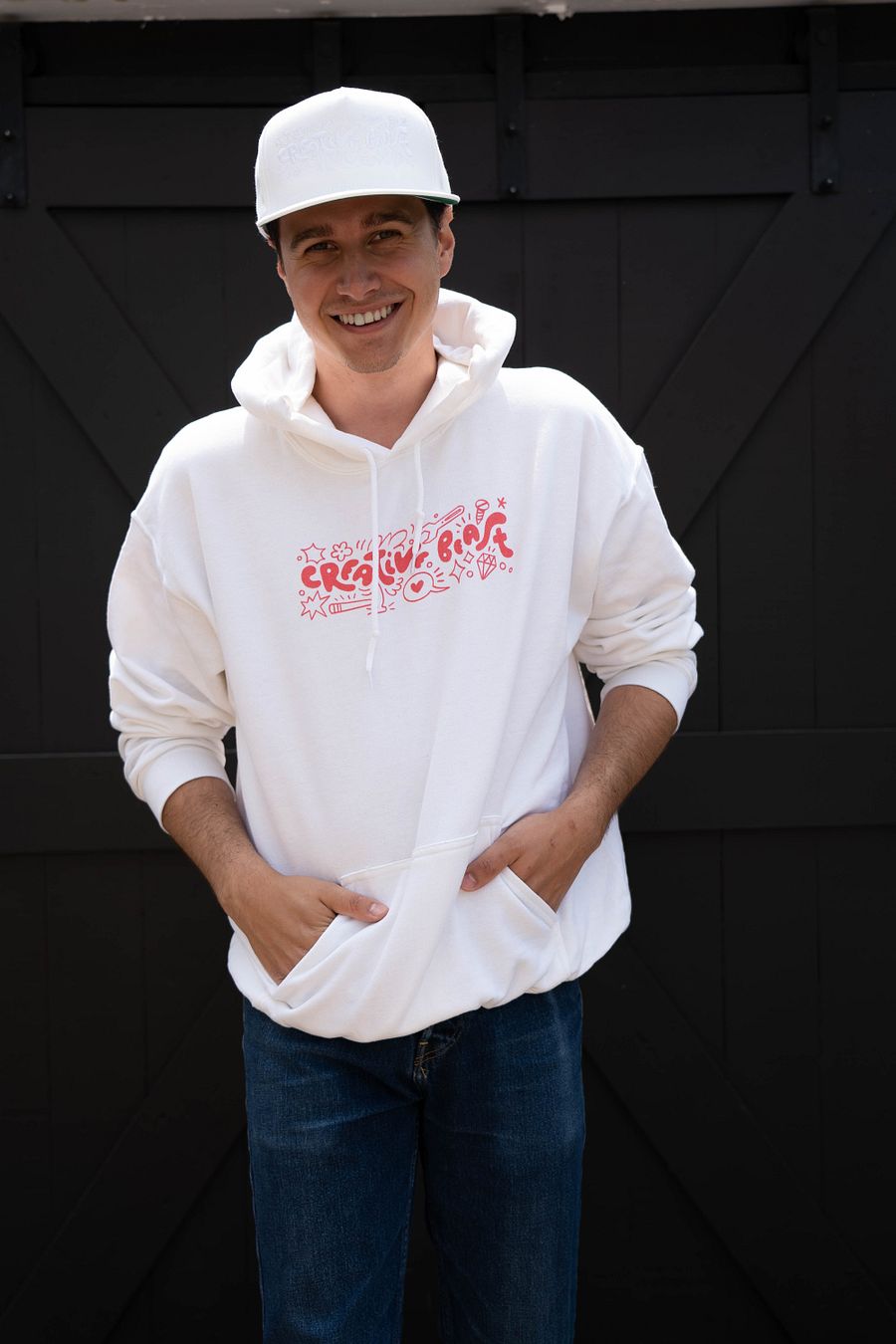 CREATIVE BEAST SNAPBACK - White Canvas product image (3)