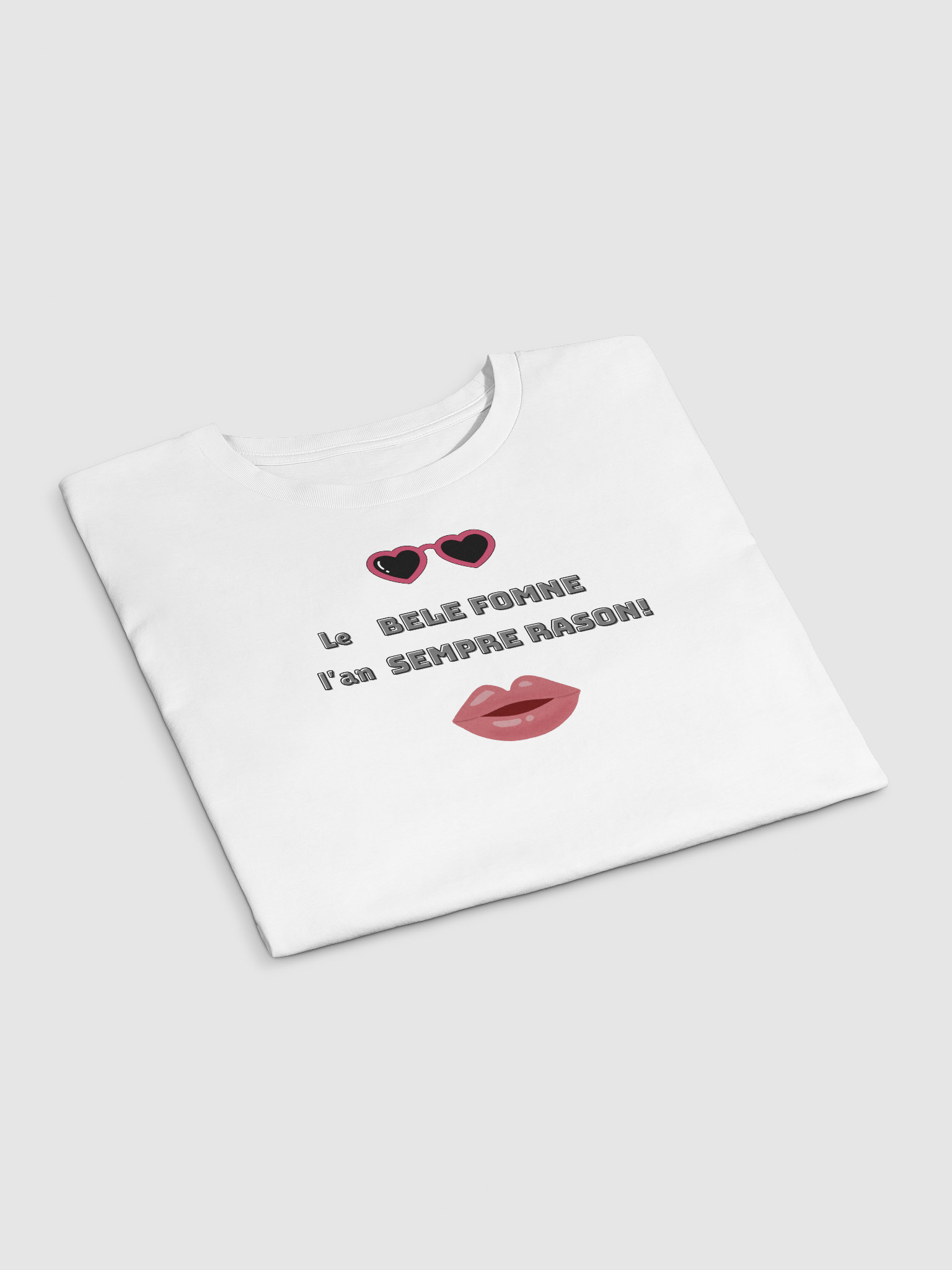 Crop-top "Le belle fomne" product image (3)