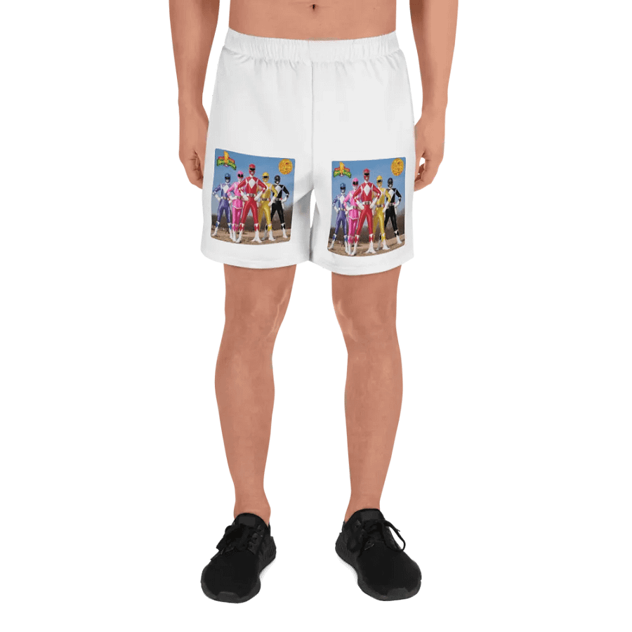 Mighty Morphin Power Rangers All-Over Athletic Shorts product image (5)