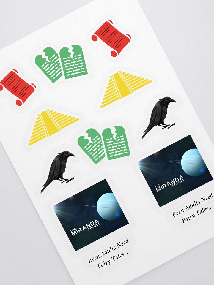 Book Logo Mash Up Sticker Sheet product image (1)