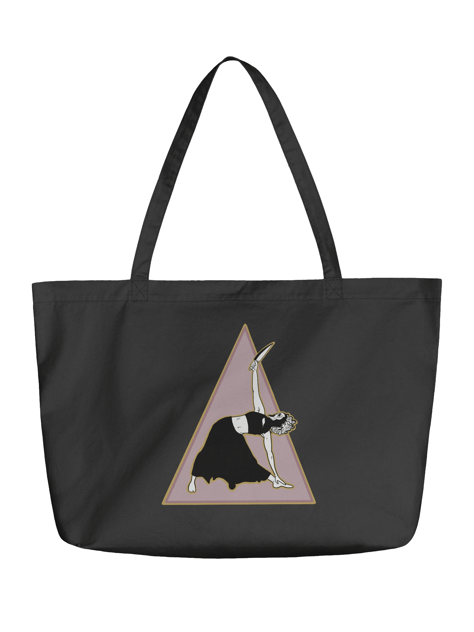 A Villain’s Yoga (2); tote bag product image (1)