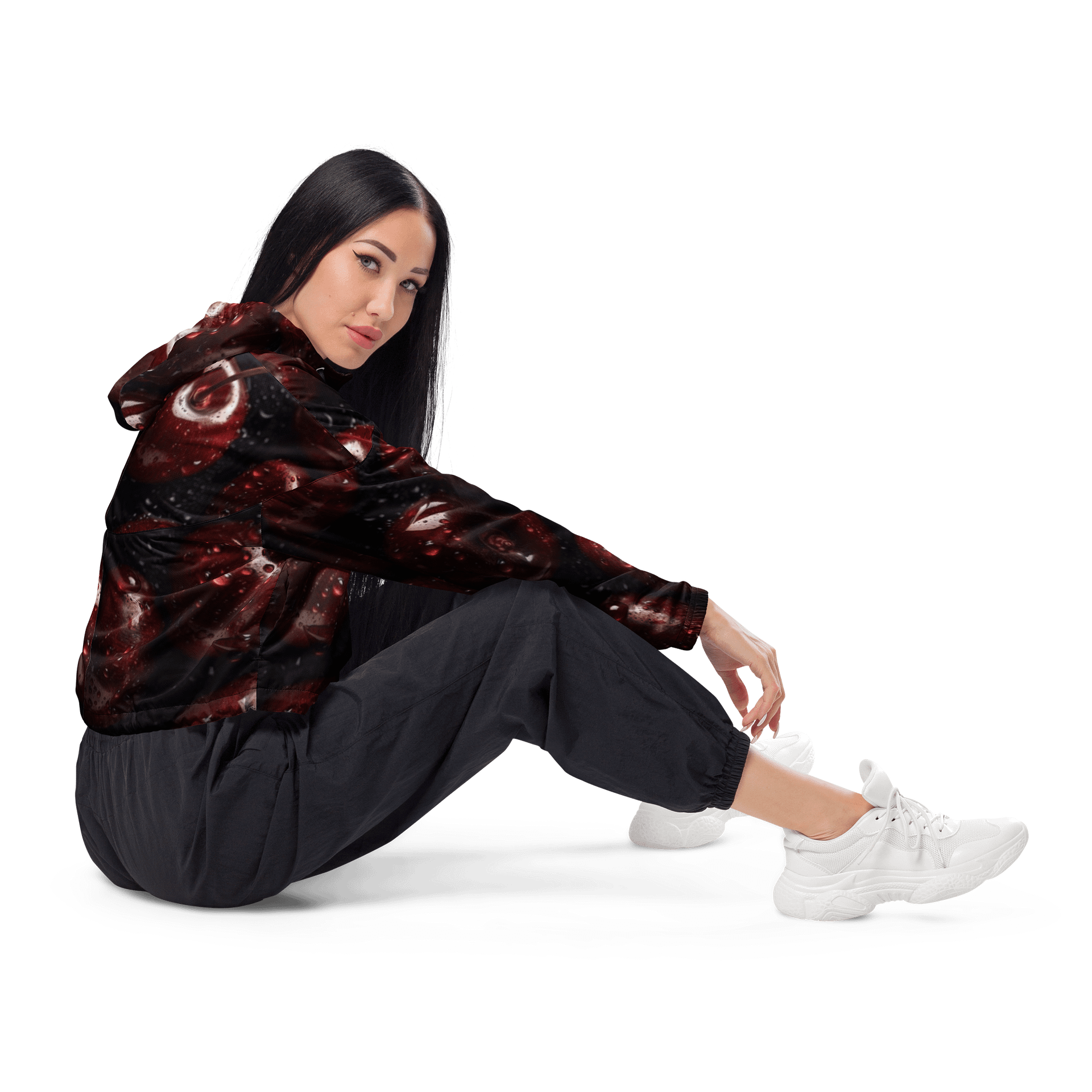 Dewy Cherry Blossom Women's Windbreaker product image (1)