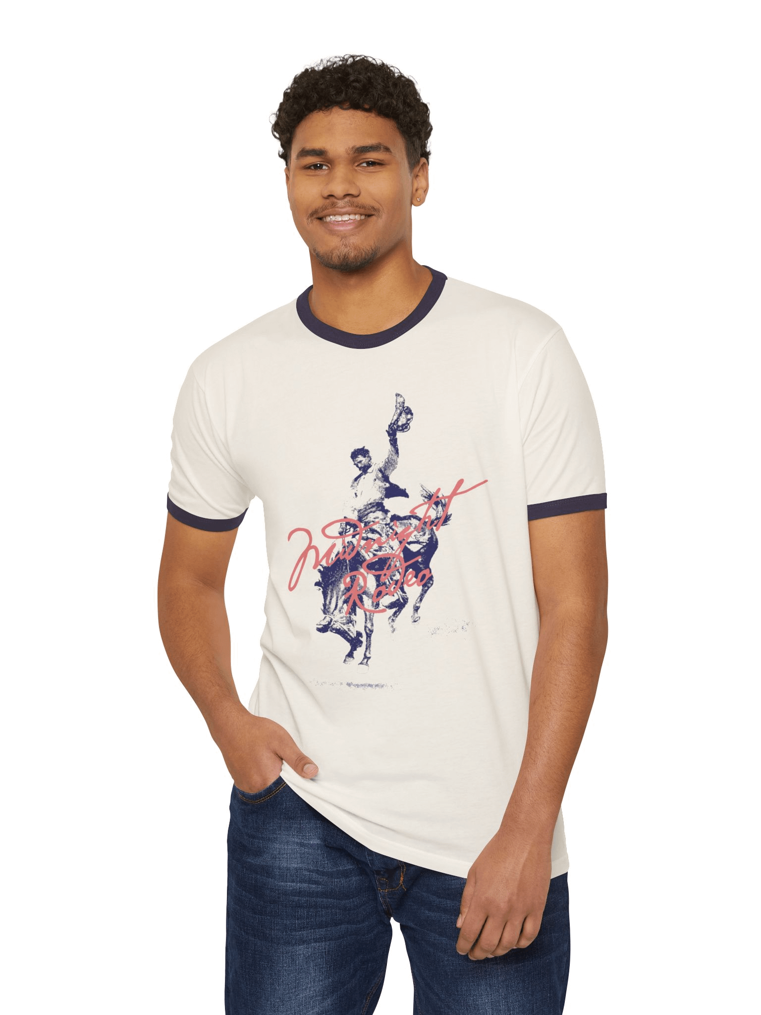 Midnight Rodeo Retro Ringer T-Shirt product image (3)