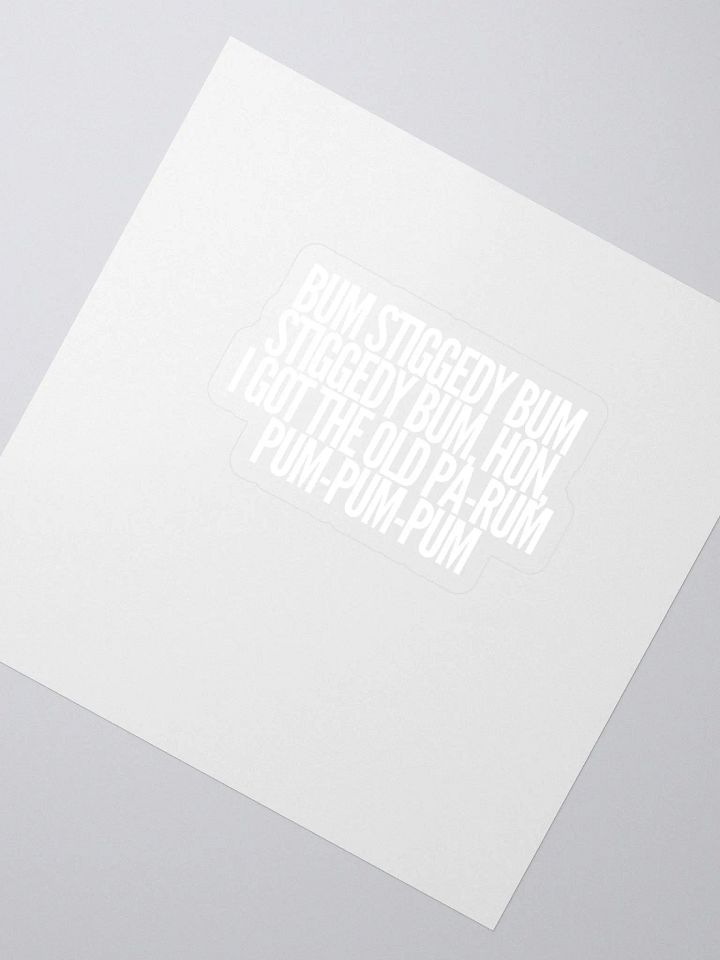 Stiggedy Sticker product image (2)