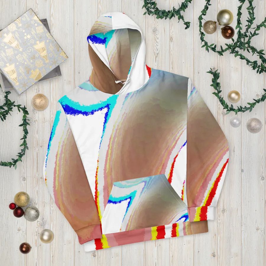 Cool Abstract Swirl Unisex Pull Over Hoodie product image (11)